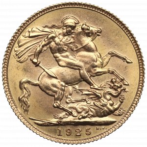 UK, sovereign 1925 London