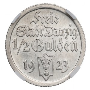 Free City of Danzig, 1/2 gulden 1923 - NGC MS63