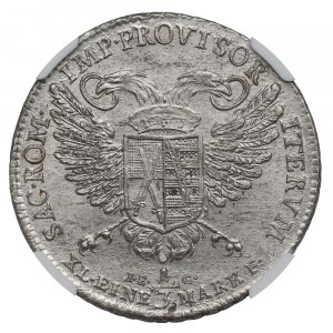 Německo, Sasko, Fridrich August II, 1/3 tolaru 1792 - NGC MS64