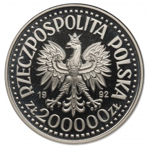 III RP, 200.000 zl, Convoys 1992, specimen Ni