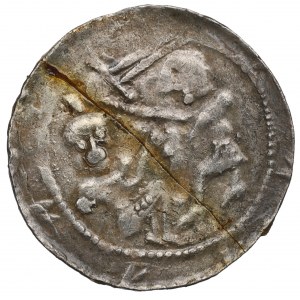 Ladislaus II the Exile, Denarius without date, Cracow - eagle and hare