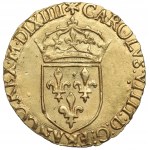 France, Charles IX, Ecu d'or 1564, La Rochelle