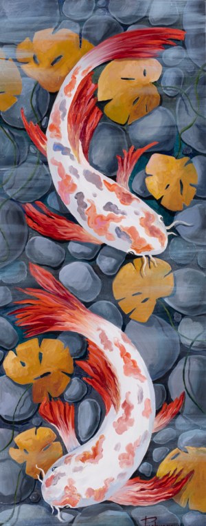 Hanna Pushkarova, Koi, 2022