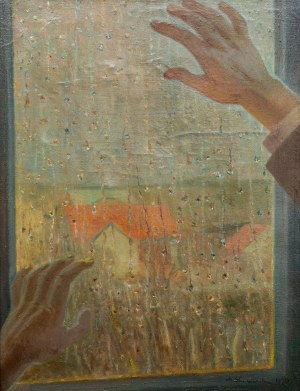 Marian KONARSKI (1909 - 1998), Deszcz na szybie (Preludium deszczowe, Krople na szybie), 1950