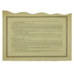 List zastawny 4,5% Towarzystwo Kredytowe Ziemskie 1000 zł, 1935 r.