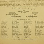 Ulotka - Polskiego Komitetu Demokratycznego do Wyborców miasta, Lwów 1911r.