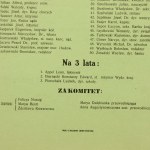 Ulotka Komitetu Wyborczego Kobiet- na wybory do rady miasta, Lwów 1911r.