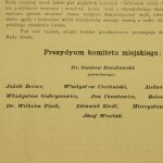 Ulotka - Lista Komitetu Miejskiego na wybory do rady miasta Lwów.