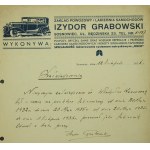 Zestaw dokumentów polskiej samochodowej firmy lakierniczo - tapicerskiej z lat 1918 - 1939.