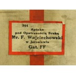 Wata opatrunkowa prof. Dra Brunsa, apteka MR.F.. Wojciechowskiego Jarosław, II RP.