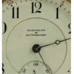 Pozłacany zegarek kieszonkowy firmy Randolph & Mittendorf
