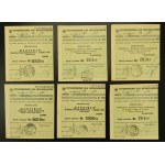 Collection of Polish lottery tickets from 1783-1939