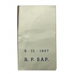 Invitation of the School of Cadet Sappers to a party, Warsaw, 1937r