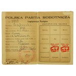 Pass der Polnischen Arbeiterpartei, Belgien, 1946