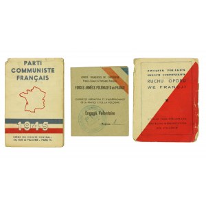 Documents of a Pole participant in the French resistance movement