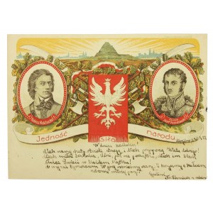 Telegram patriotyczny Jedność siłą narodu, 1922 r
