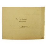 Patriotic telegram 500th anniversary of the Battle of Grunwald, 1923