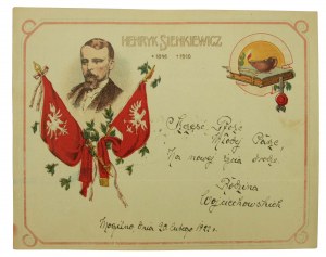 Telegram patriotyczny - Henryk Sienkiewicz, 1922 r