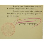 Ernennungsurkunde des Leiters der Abteilung des Innenministeriums, unterzeichnet von Sławoj Składkowski