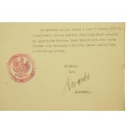 Dokument mianowania urzędnika w służbie państwowej, Warszawa, 1927r