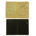 Documents of a police constable Lviv, 1933r