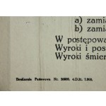 Plakat - Dekret der RM über Hochverrat, 1931