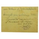 Card of release from prison Warsaw, 28.06.1954r