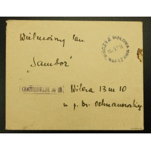 Envelope - field mail Warsaw Uprising 1944.