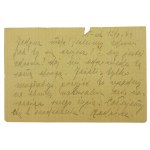 Letter-field mail Warsaw Uprising 1944.