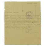 Letter-scout post Warsaw Uprising 1944r