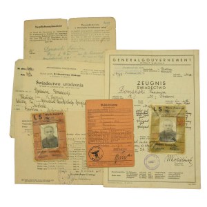Zwangsarbeiterdokument aus dem Zweiten Weltkrieg.