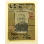 A composite of documents of a forced laborer from World War II.