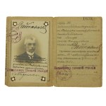 Three ID cards, Warsaw-Vilnius Railway 1911-1918r.