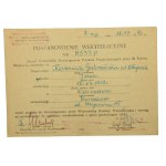 Documents of the victim of the Third Reich