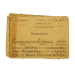 A set of documents following a forced laborer, 2nd St.