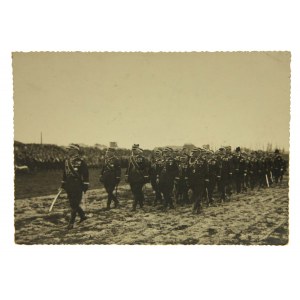 Photograph of the parade, Marshal Rydz Smigly