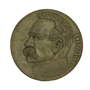 Ceramic plaque Marshal J. Pilsudski