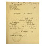 Group of documents - police, Brest-on-the-Bug, II RP