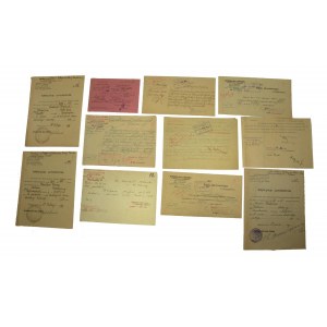 Group of documents - police, Brest-on-the-Bug, II RP