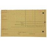 PCK registration card from 1940 - missing Polish soldier