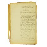 Portfolio of documents of the Border Guard from 1919 - 1920, Minsk Litewski.