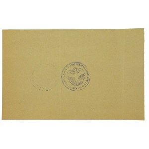 Briefmarke PRÄSIDENT DER G.P.W.K.W. AM STEMPEL. BEHÄLT. ARM. FR. ZACH