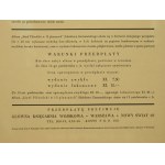 J. Pilsudski in 13 boards by Z. Czermanski- advertising prospectus from 1935