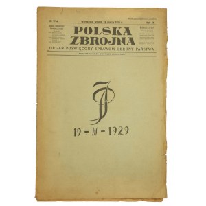 Polska Zbrojna - Namenstag von Marschall Piłsudski - 19. März 1929