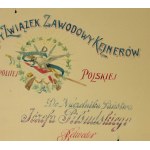 Joseph Pilsudski, a laurel from the Waiters' Trade Union. 1919 r