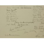 Laurka imieninowa wykonana dla Józefa Piłsudskiego od członków POW, 19 marca 1920r.