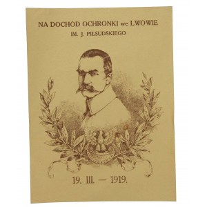 CIRCLE FOR THE OCHRONIC IN Lvov IM. J PIŁSUDSKI 19 III 1919.
