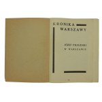Warsaw Chronicle - Jozef Pilsudski in Warsaw, 1936r.
