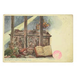 Patriotische Postkarte - das Jubiläum von Grunwald 1410 - 1910