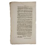 Rozporządzenie - zawieszenie spraw sądowych żołnierzy, 1807r